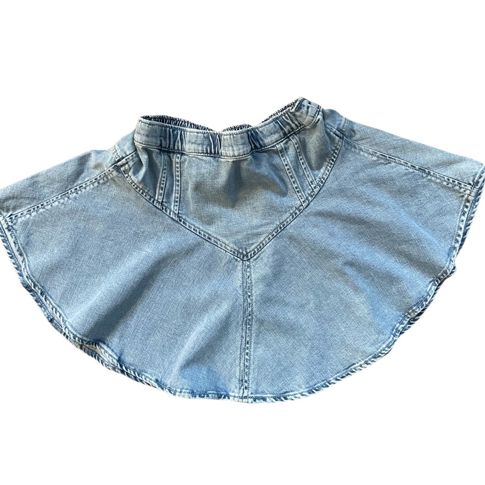 Aerie Ruffled Denim Skirt NWT - Size XS